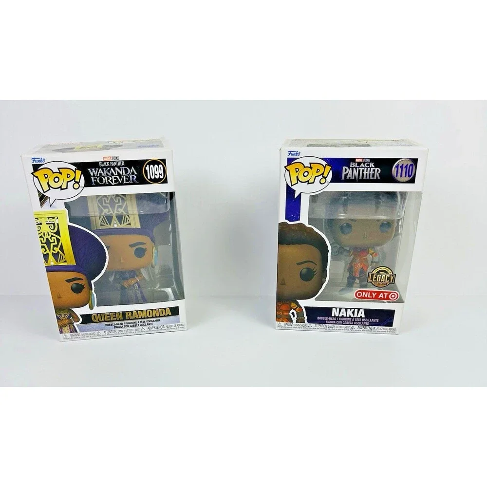 Funko Pop Lot of 4 Black Panther Wakanda Forever Queen Ramonda Nakia M’Baku NIB